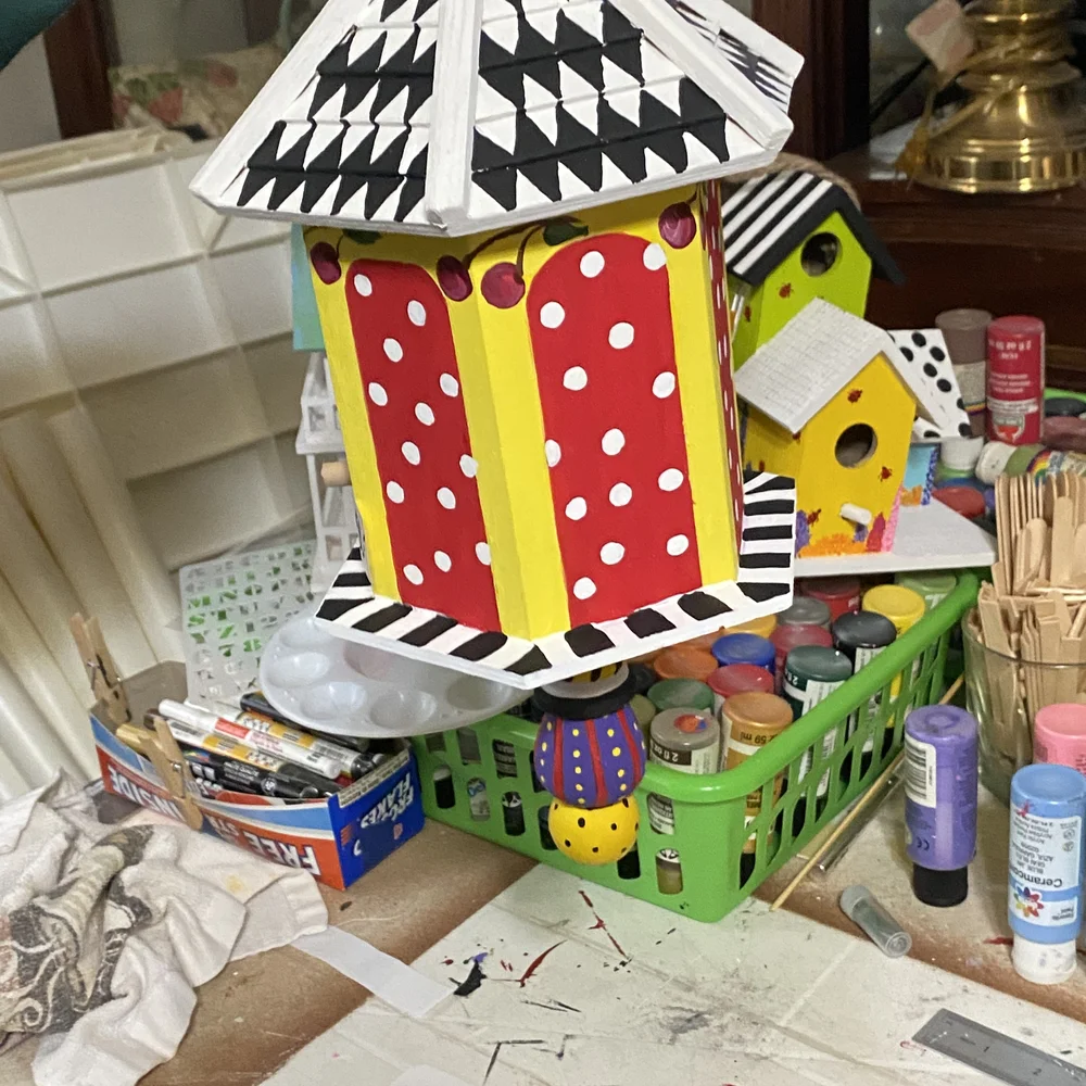 Colorful Decorative Birdhouse
